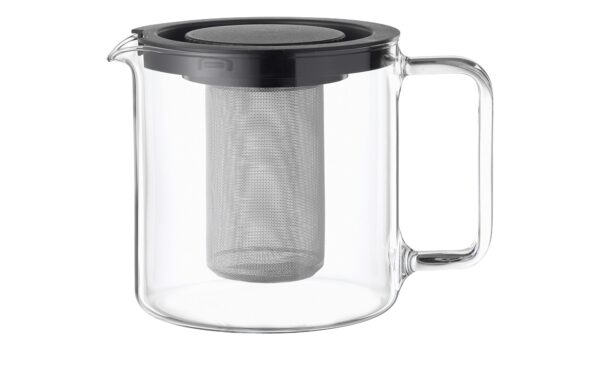 Peill+Putzler Teekanne zylindrisch  Buon Giorno ¦ transparent/klar ¦ Borosilikatglas, Edelstahl, Glas , Kunststoff Ø: 13.5 Kaffee & Tee > Kaffee- & Isolierkannen - Höffner