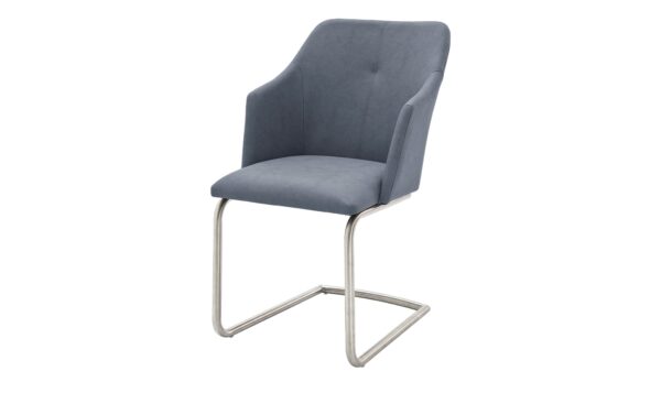 Polsterstuhl  Dita ¦ blau Stühle > Freischwinger - Höffner