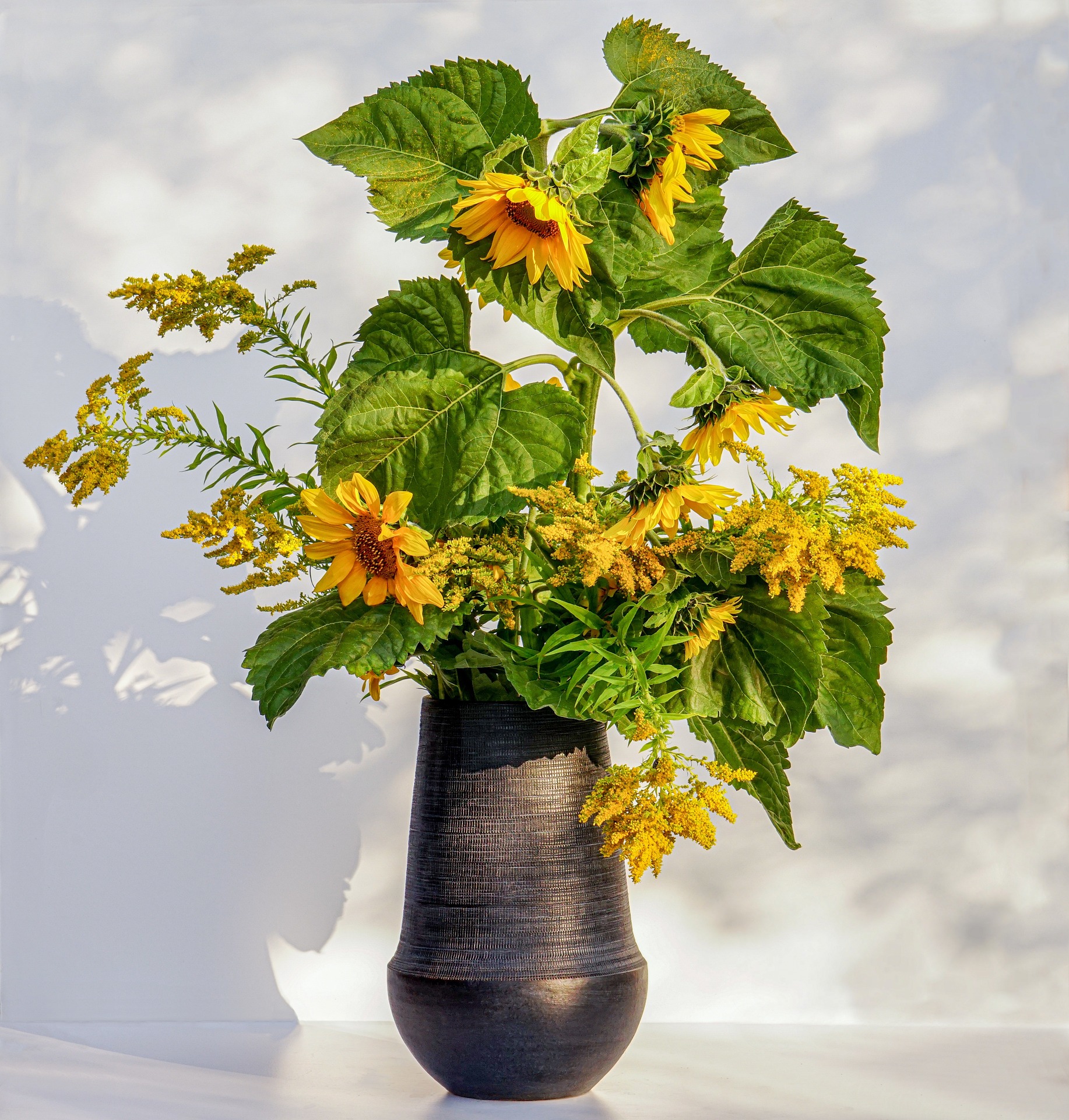 Bodenvase Silber 80 Cm Hoch