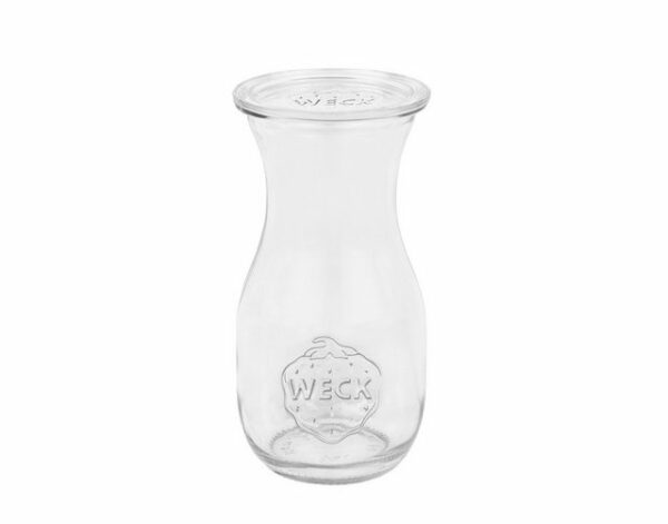 MamboCat Einmachglas 48er Set Weck Gläser 290ml Saftflasche mit 48 Glasdeckeln inkl. Gelierzauber Rezeptheft von Diamantzucker