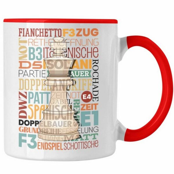 Trendation Tasse Trendation - Schach Tasse Geschenk für Schach-Spieler Profis Lustiger Spruch Grafik
