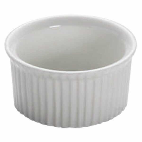Maxwell & Williams Auflaufform White Basics Kitchen Rund Porzellan Weiß 60 ml, Porzellan