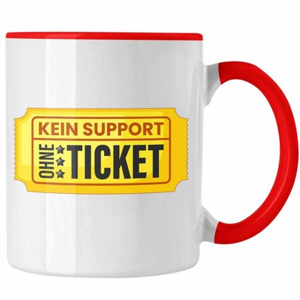 Trendation Tasse Systemadministrator Admin Kundensupport Tasse Geschenk IT Support Dev