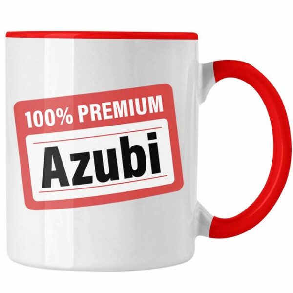 Trendation Tasse 100% Premium Azubi Tasse Geschenk für Azubis Bester Auszubildender Prü
