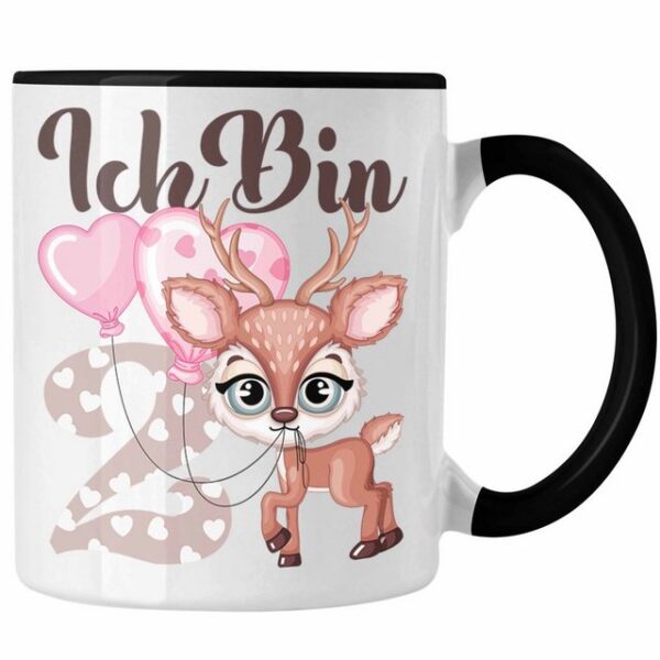 Trendation Tasse Ich Bin 2 Jahre Alt Tasse Geschenk Süßes Reh 2. Geburtstag Geschenkdie