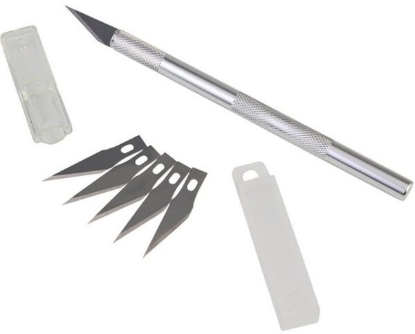 Black Marketplace Messerklinge Profi Skalpell Präzisionsmesser & 6 Klingen Alugriff