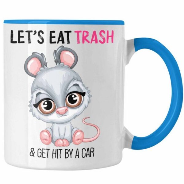 Trendation Tasse Lets Get Hit By A Car Lustige Tasse Geschenk Tiere