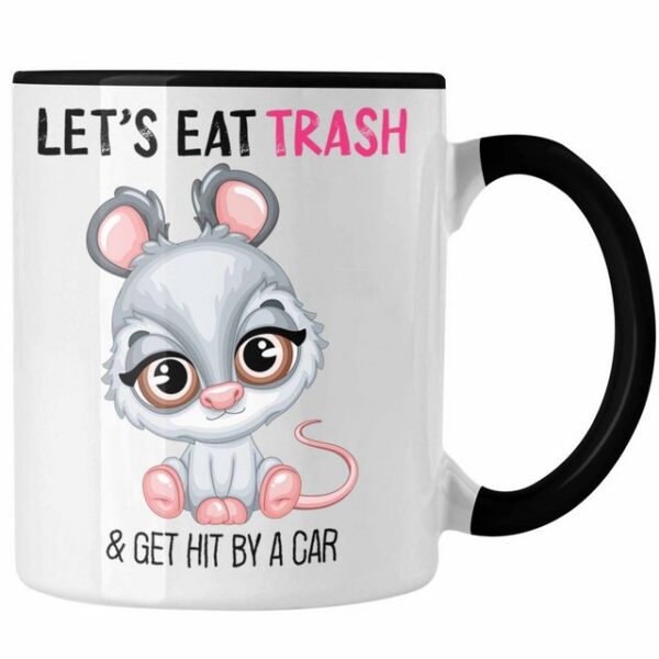 Trendation Tasse Lets Get Hit By A Car Lustige Tasse Geschenk Tiere