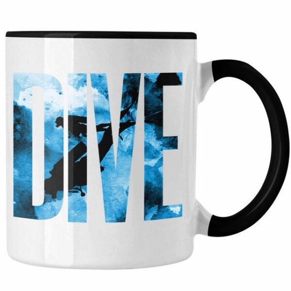 Trendation Tasse Tauchen Tasse Geschenk DIVE Taucher Geschenkidee Tauchlehrer