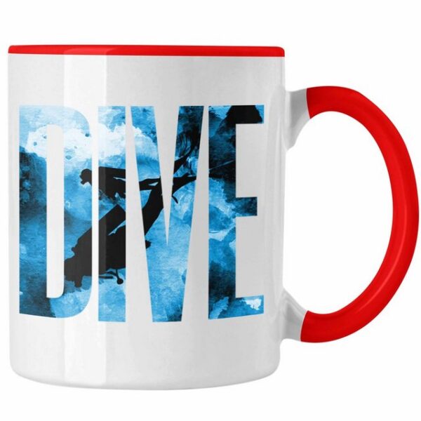 Trendation Tasse Tauchen Tasse Geschenk DIVE Taucher Geschenkidee Tauchlehrer