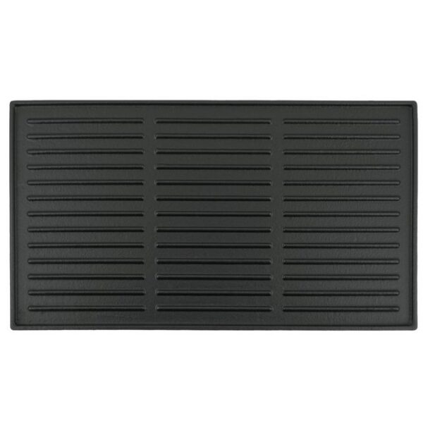 BBQ-Toro Grillplatte Gusseisen Grillplatte 44 x 24,5 cm, Wendeplatte, emailliert (matt)