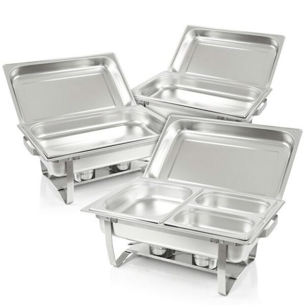 Mahlzeit Speisenwärmer Chafing dish Profi Set "Montpellier", 21 teilig