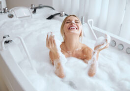 Luxuriöse Badewanne